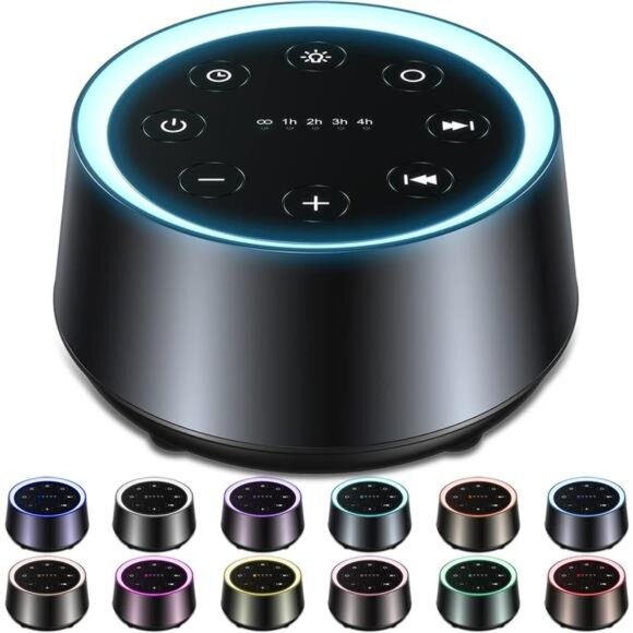 Sleep Sound Machine White Noise Machines with 30 Soothing Sounds 12 - Picture 1 of 7